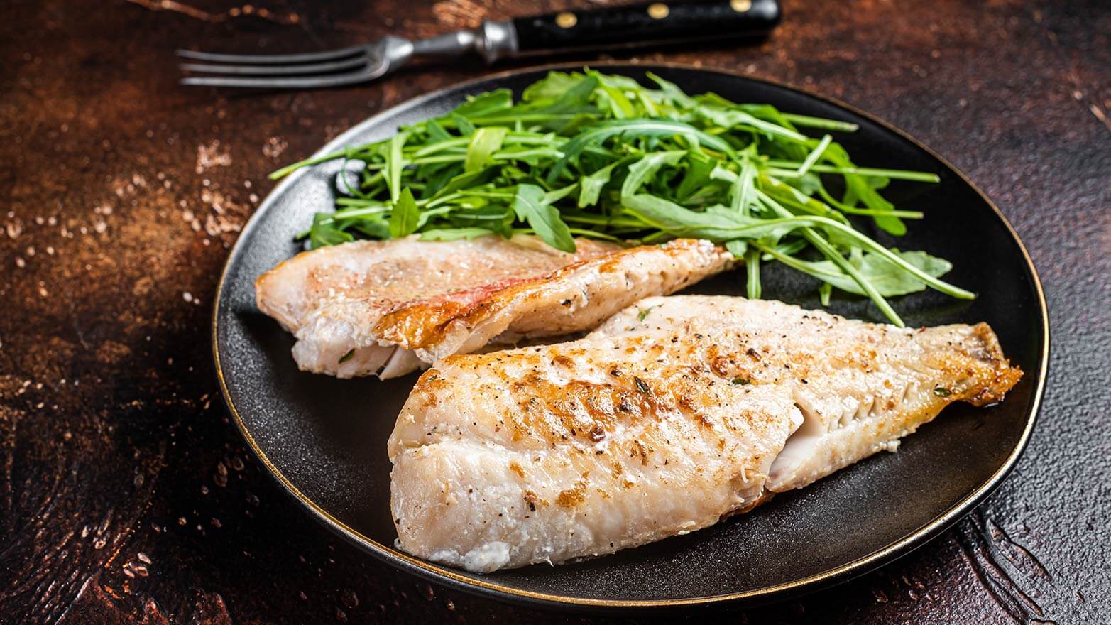 Baked snapper with herbs