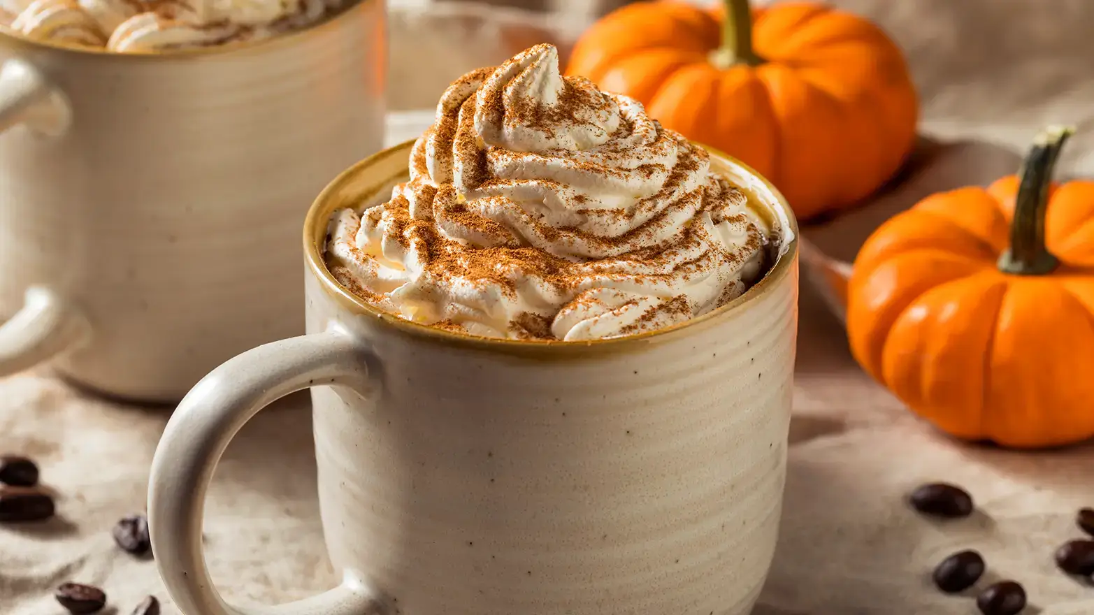 Pumpkin spice lattes for friendsgiving food ideas.