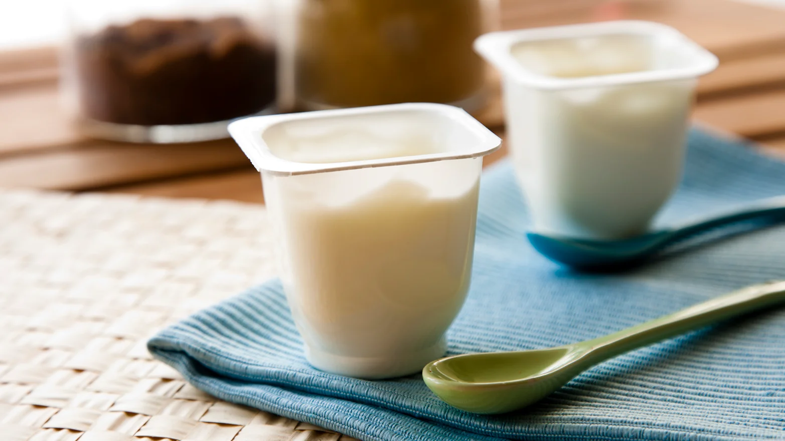 Stock image of yogurt