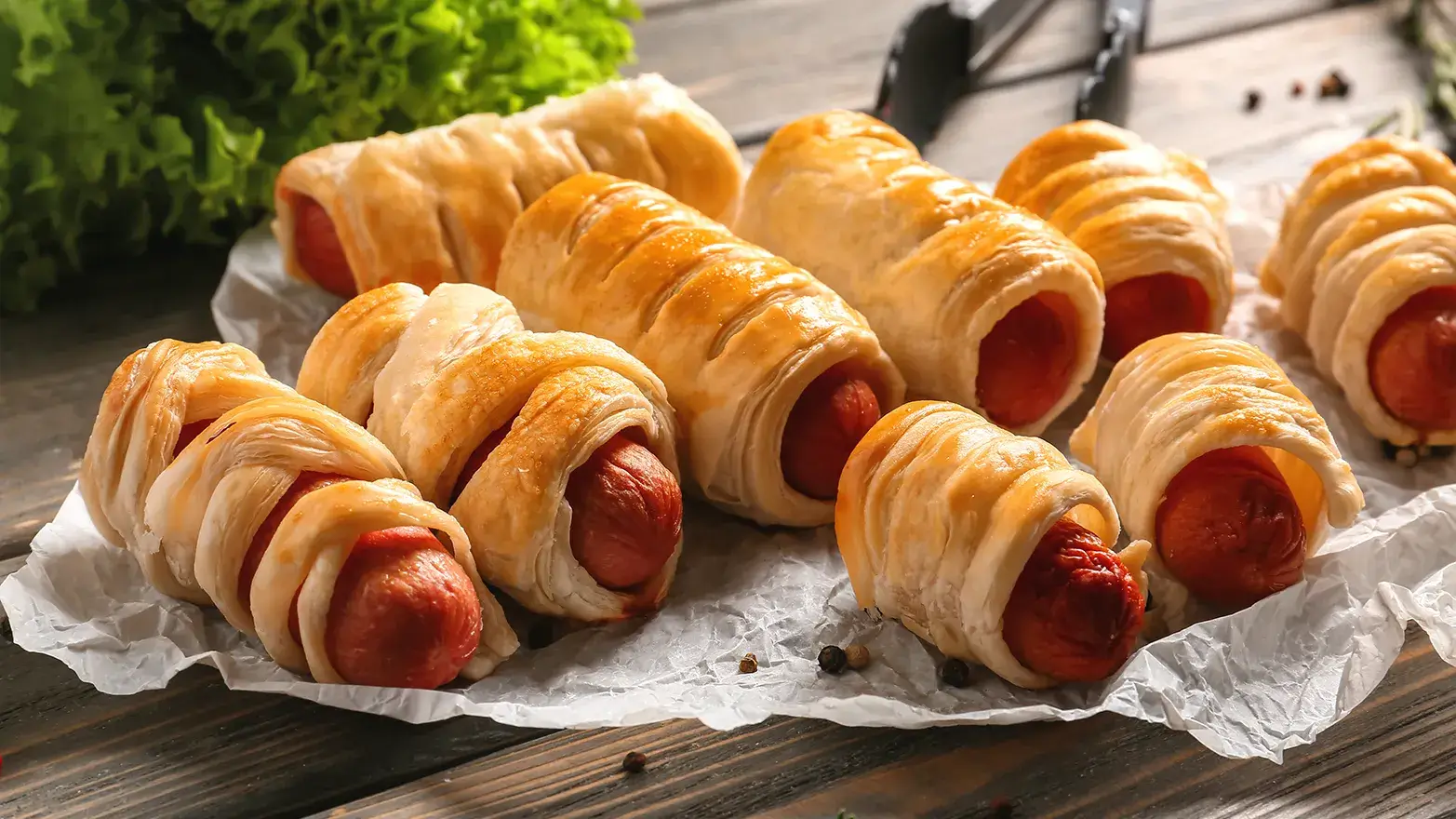 Pigs in a blanket for super bowl food ideas