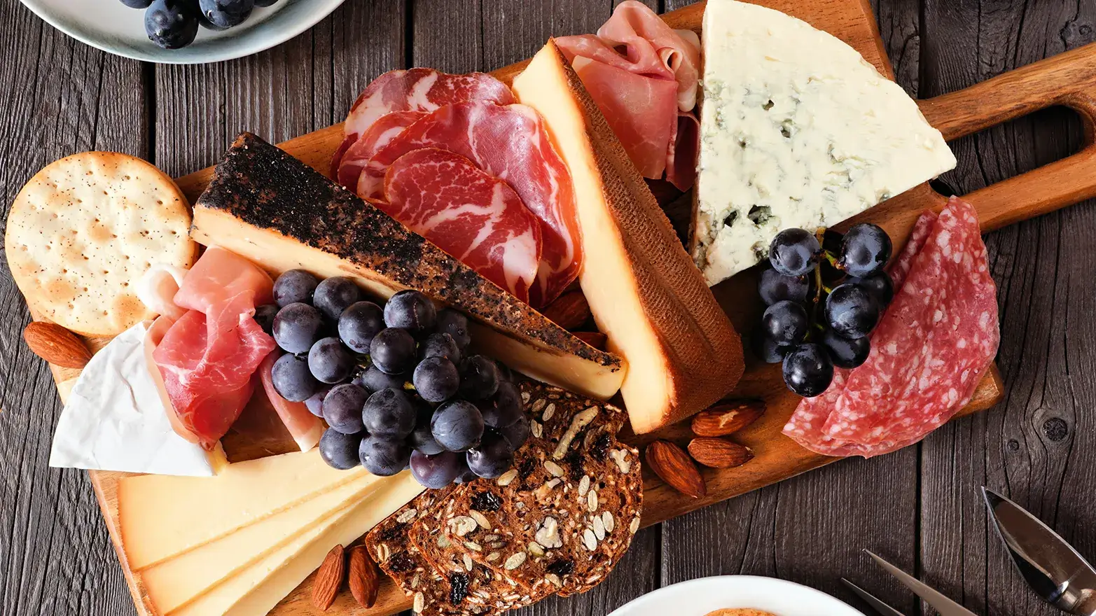 Charcuterie board for super bowl