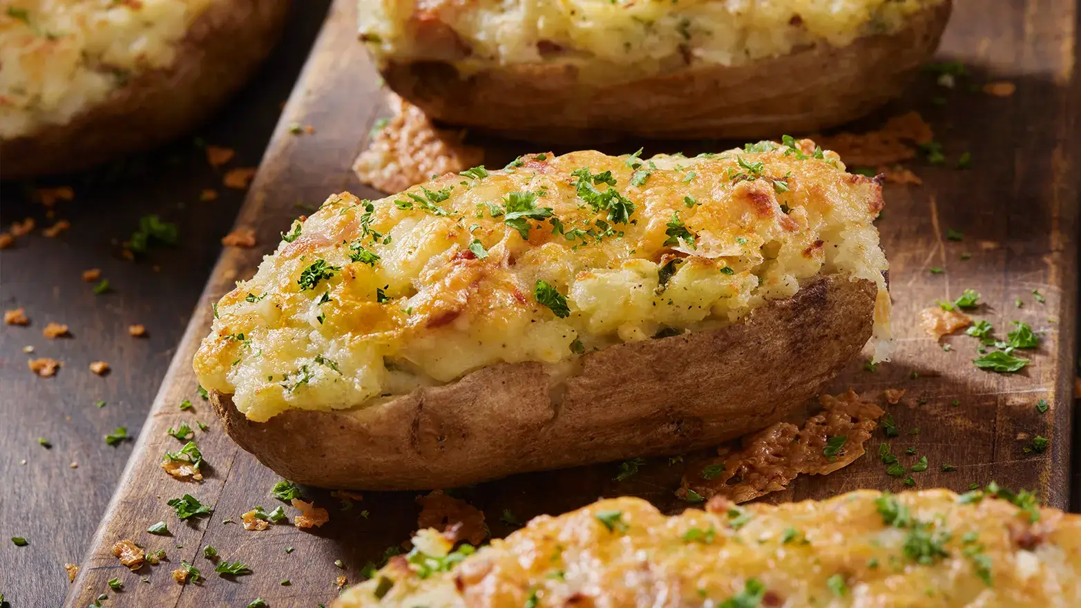 Twice baked potatoes