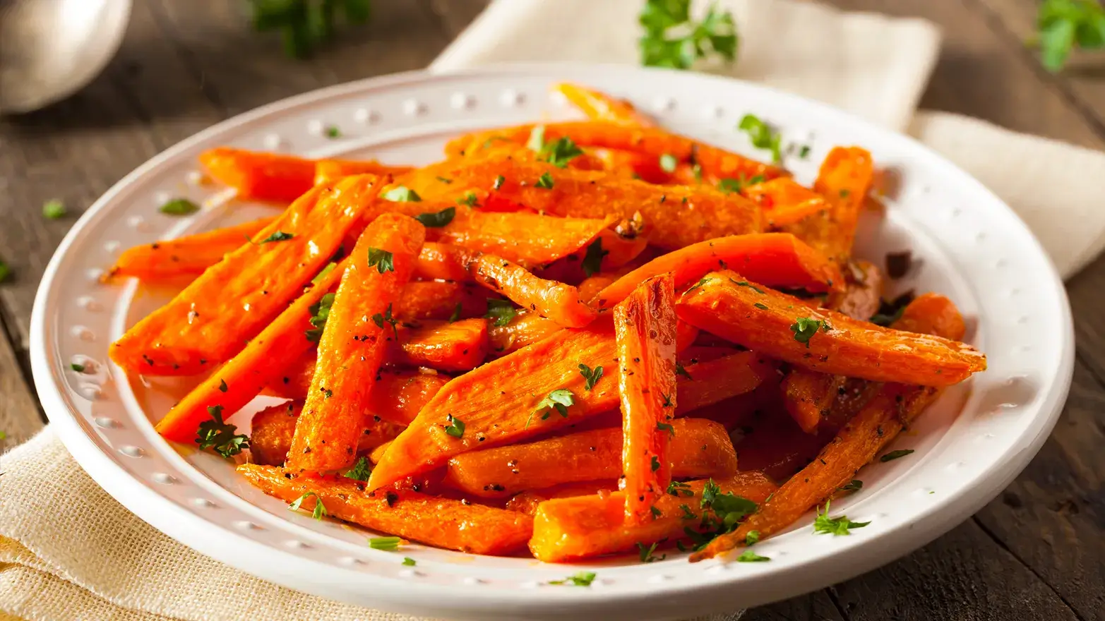 Honey roasted carrots