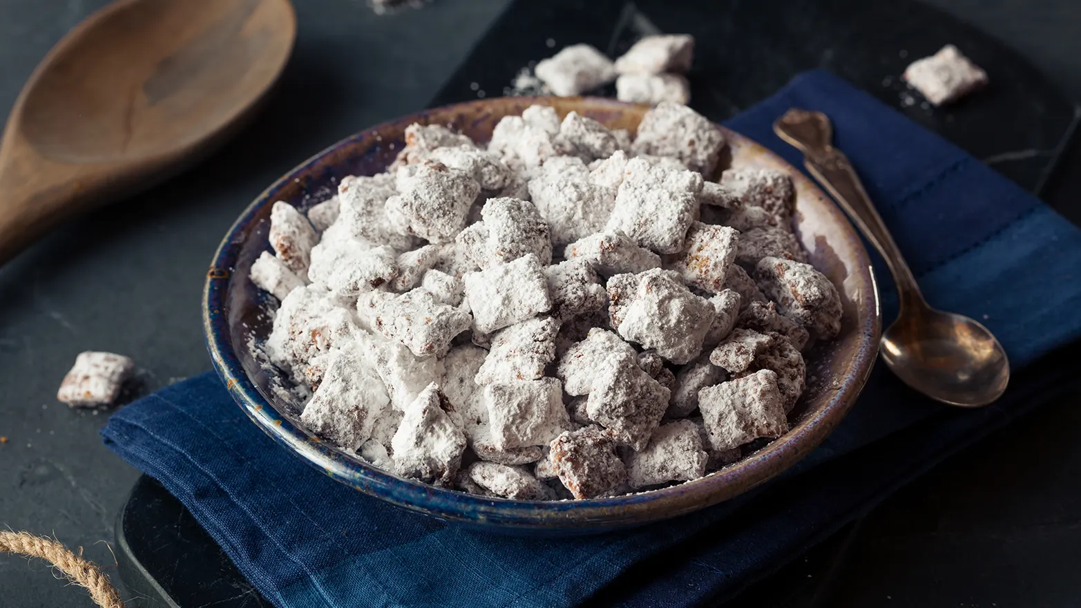 Bowl of puppy chow