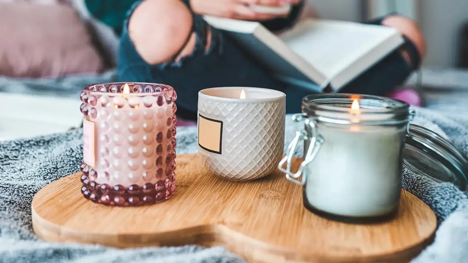 Galentine’s Day candles.