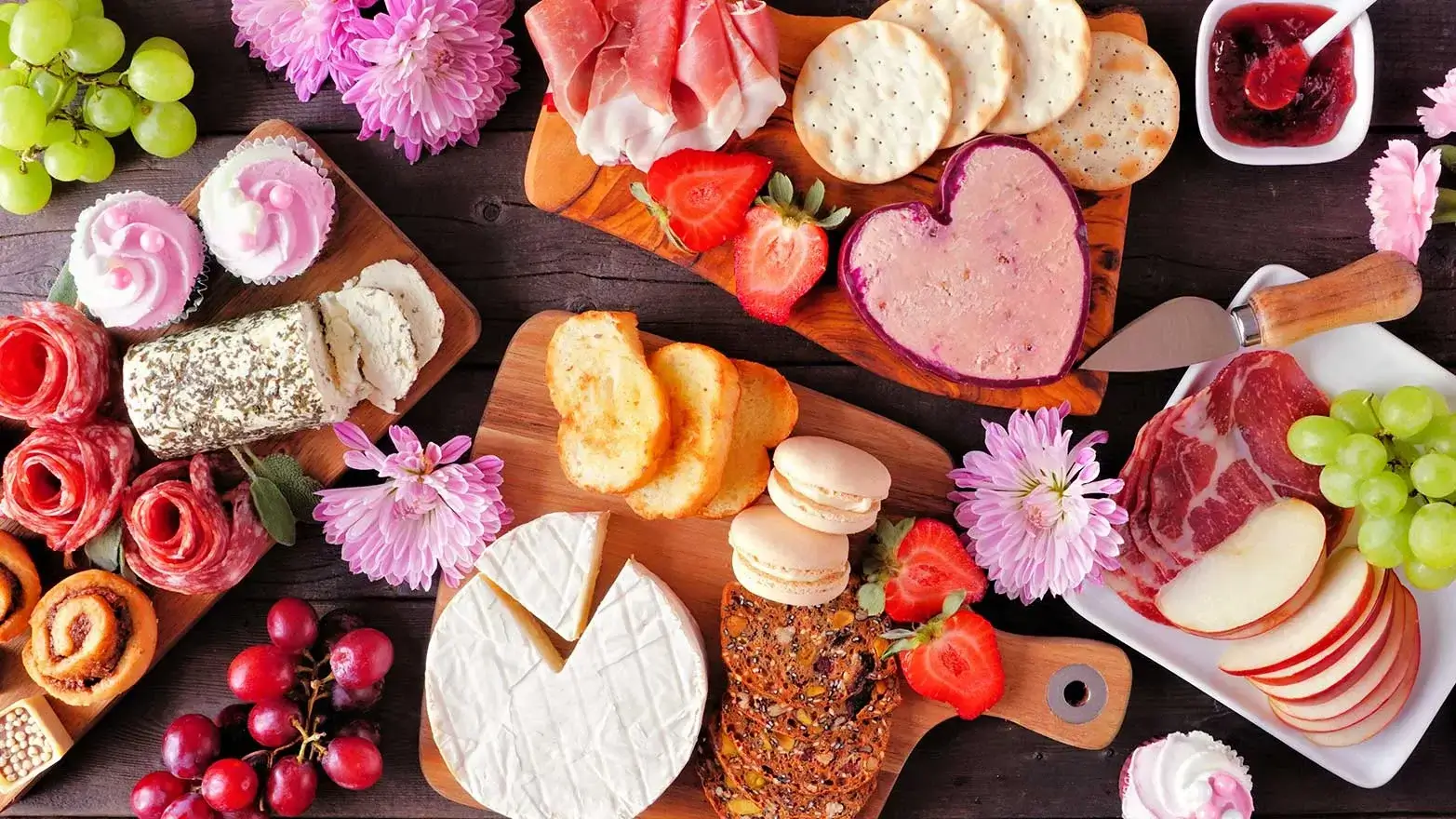 Galentine’s Day charcuterie board.