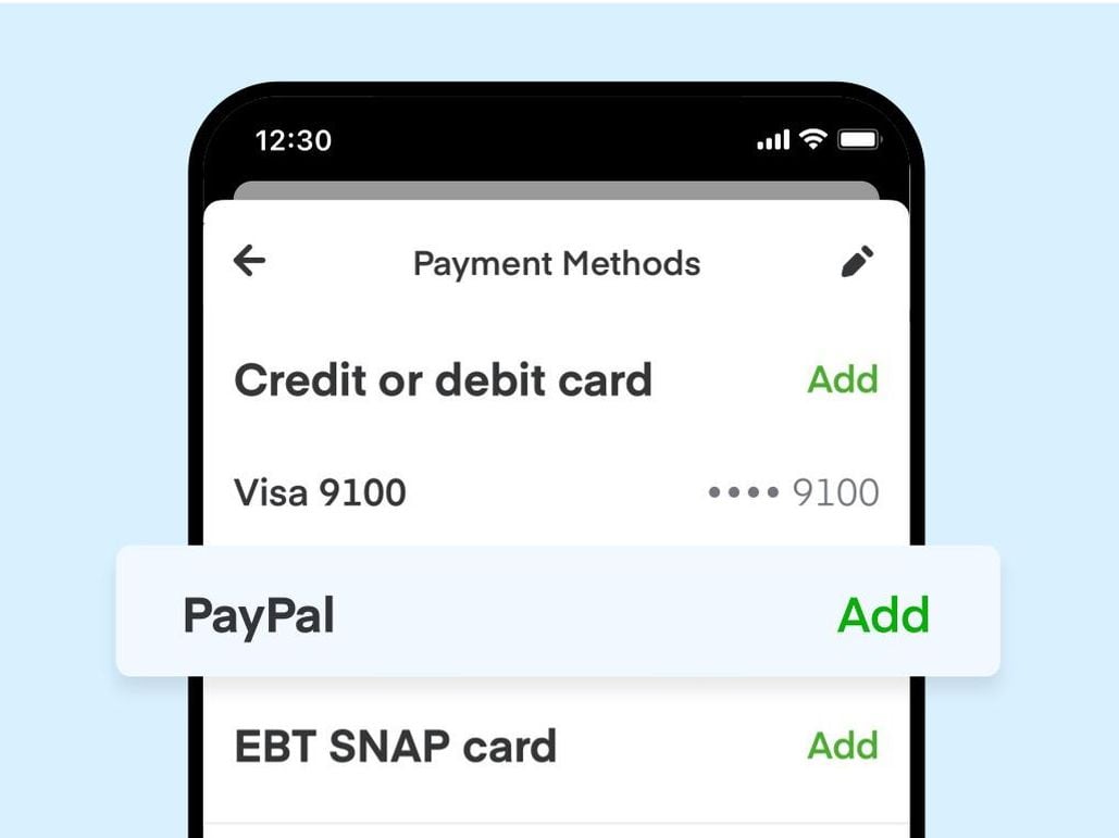 Instacart & PayPal Grocery Delivery with PayPal