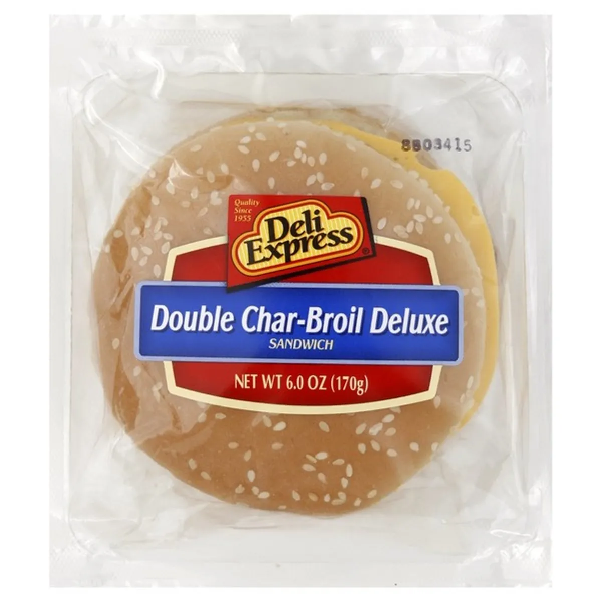 Deli Express Sandwich Double Char Broil Deluxe 6 oz Delivery or