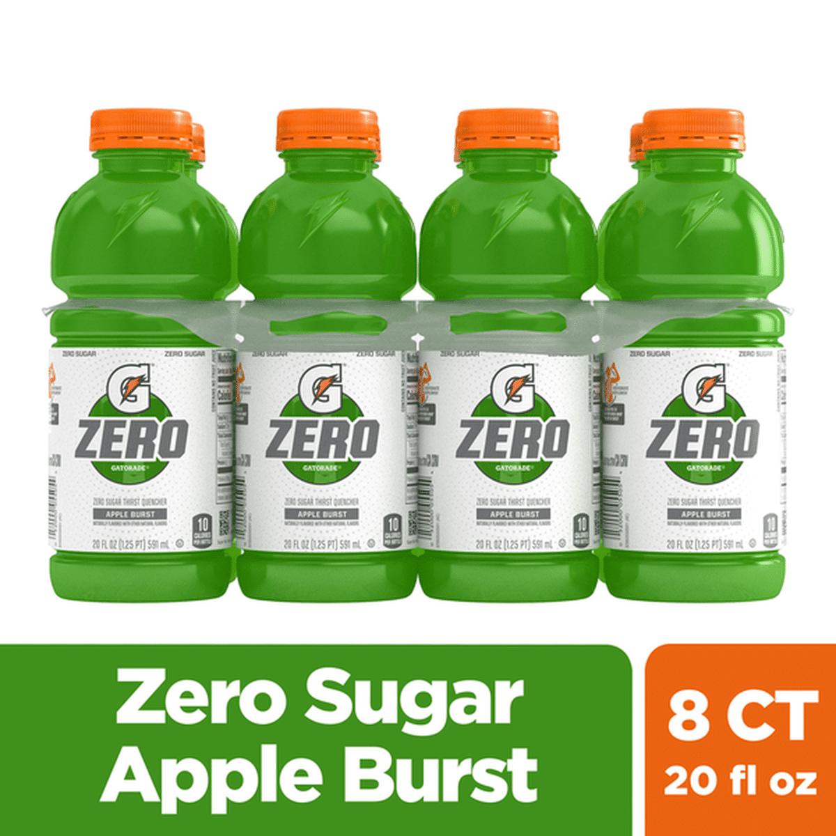 Gatorade Thirst Quencher, Zero Sugar, Apple Burst (20 fl oz) Delivery ...