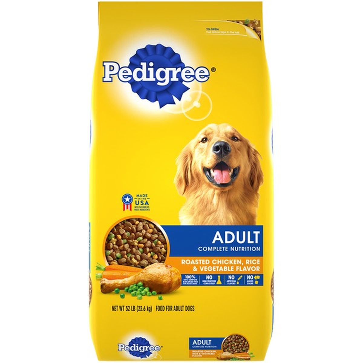 Pedigree Adult Complete Nutrition Dog Food 52 lb Delivery or