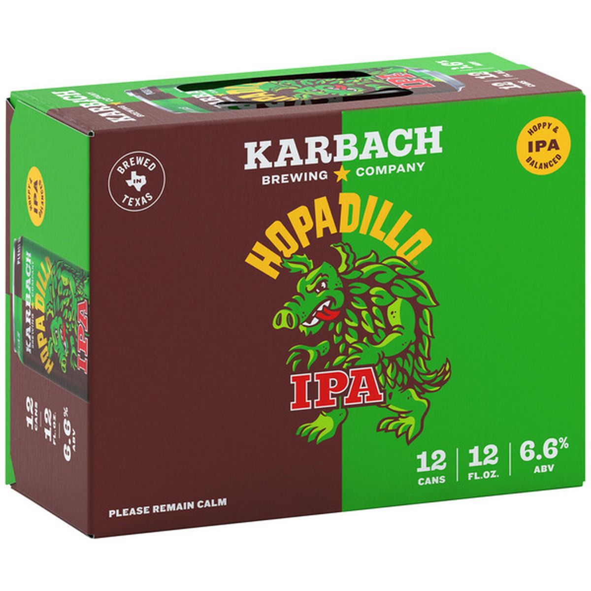 Karbach Brewing Co Brewing Company Hopadillo Ipa Fl Oz Cans