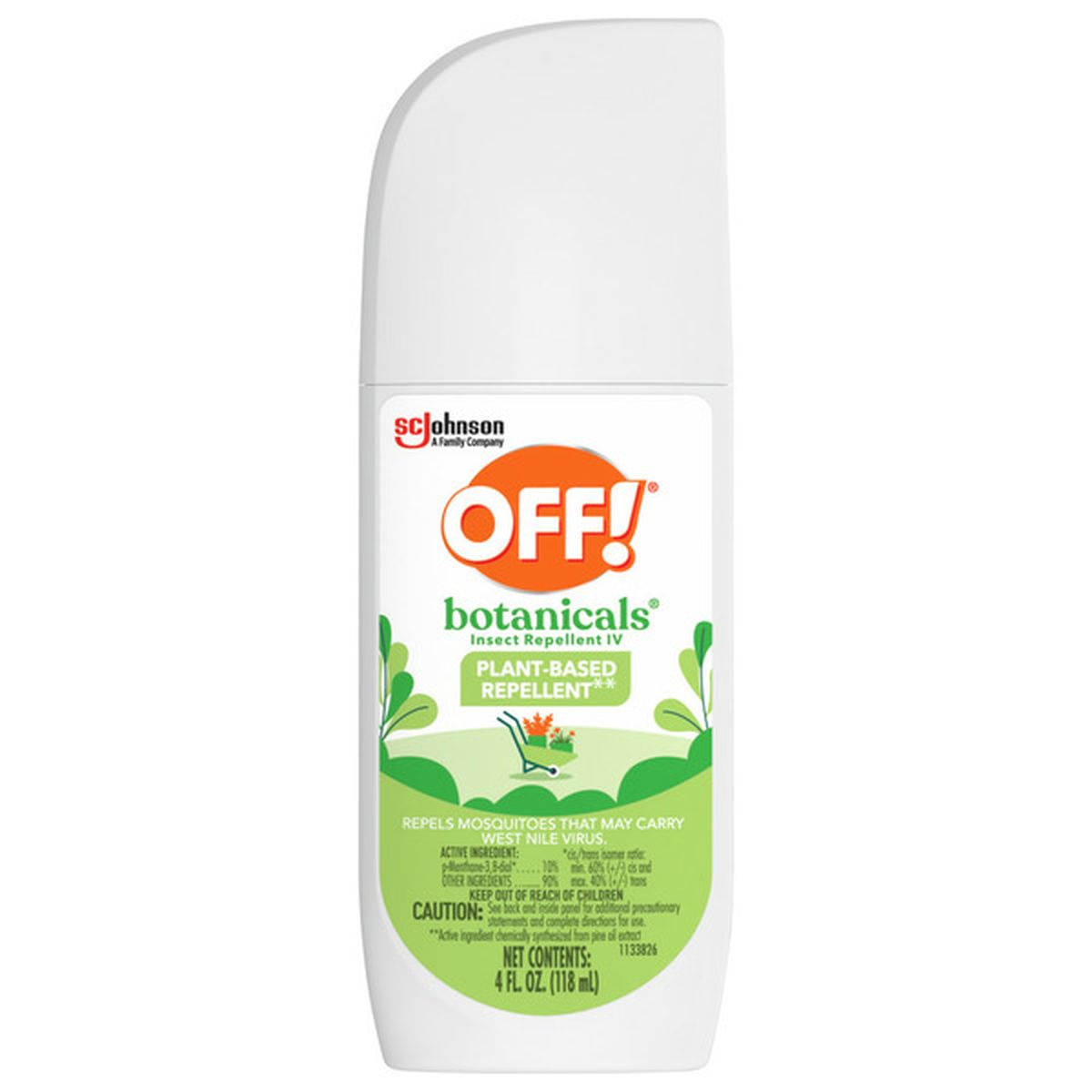 Off! Botanicals® Insect Repellent Spritz, Mosquito Repellent (4 Fl Oz 