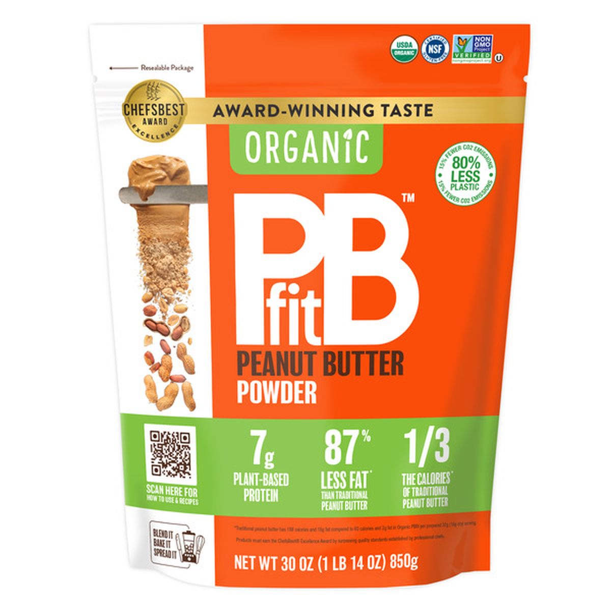 PBfit All-Natural Organic Peanut Butter Powder (30 Oz) Delivery Or ...