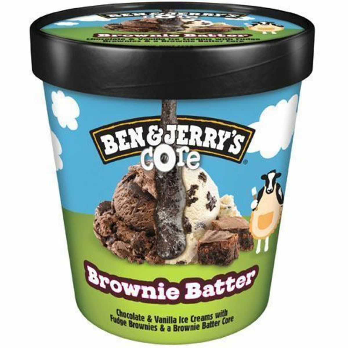 Ben & Jerry's Brownie Batter Core Ice Cream (1 pt) Delivery or Pickup ...