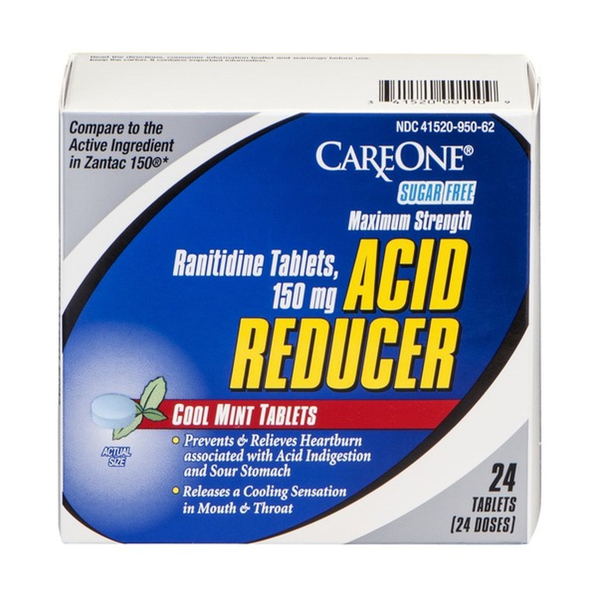 Careone Acid Reducer Maximum Strength Cool Mint Tablets Ct Ct