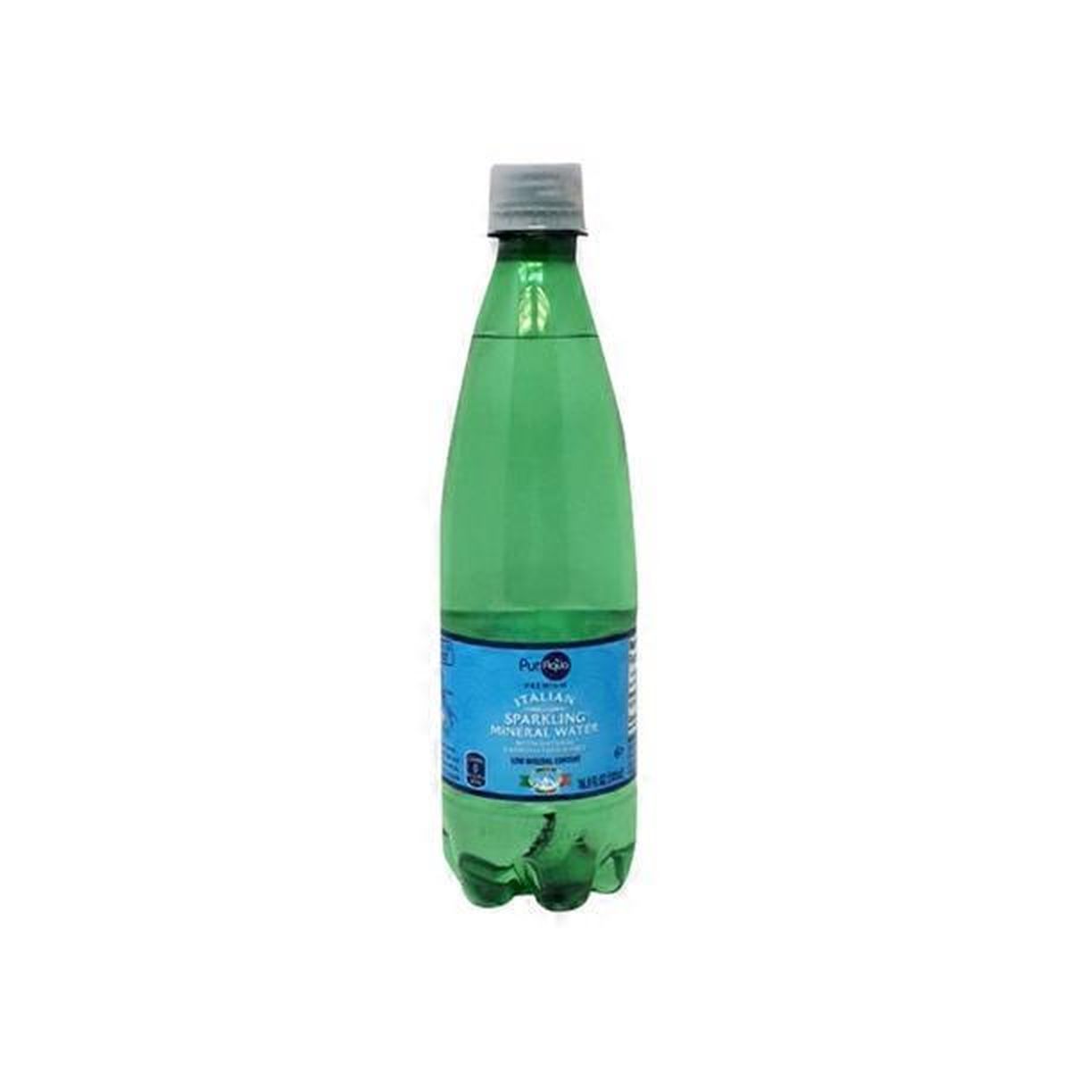 PurAqua Premium Italian Sparkling Natural Mineral Water (16.9 fl oz ...