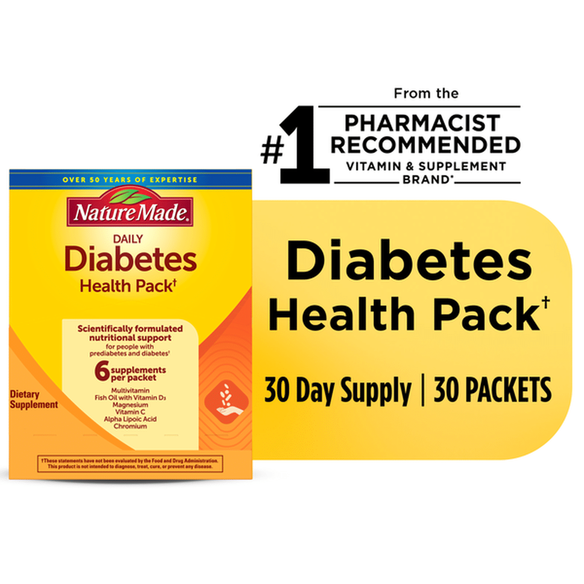 Nature Made Daily Diabetes Health Pack Ct Delivery Or Pickup Near