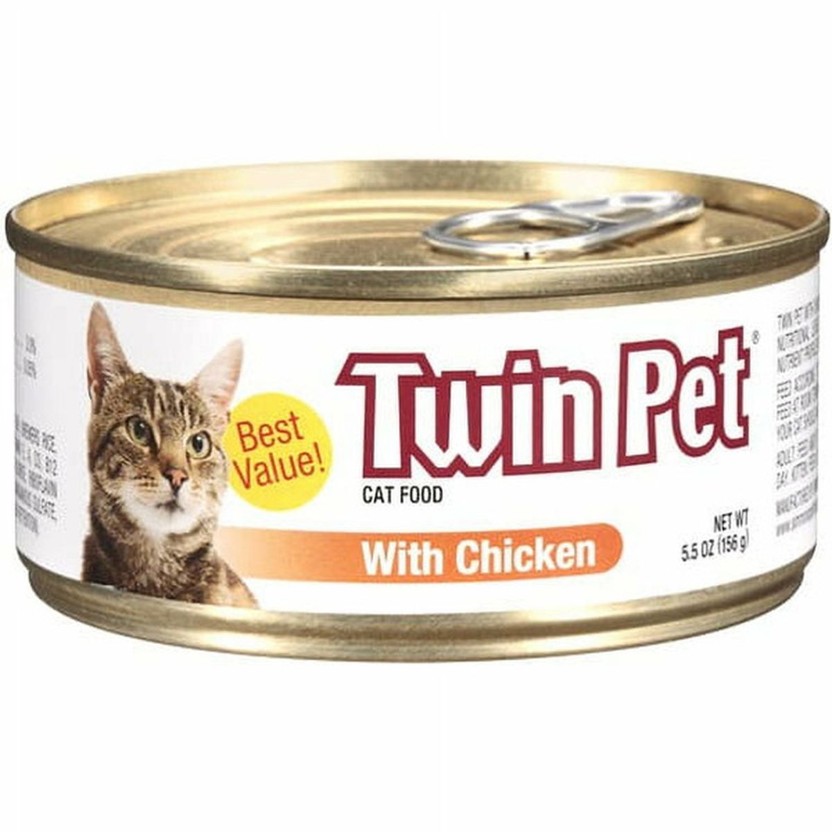 Twin Pet Cat Food With Chicken Wet Cat Food (5.5 oz) Delivery or Pickup 