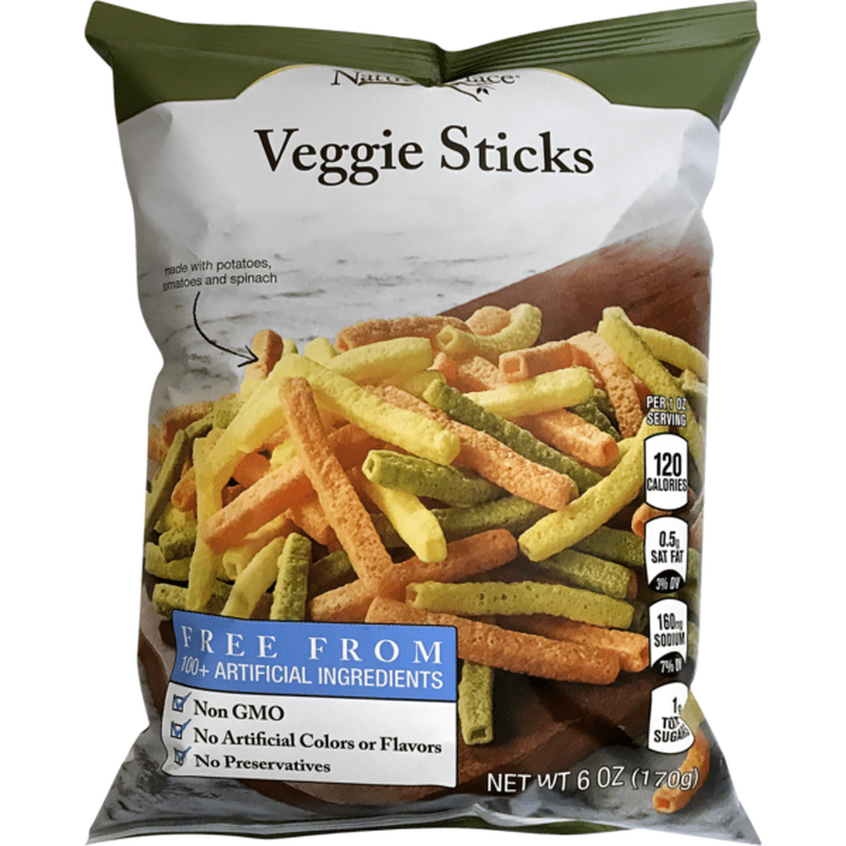 Nature's Promise Low Salt Veggie Straws (6 oz) Delivery or Pickup Near ...