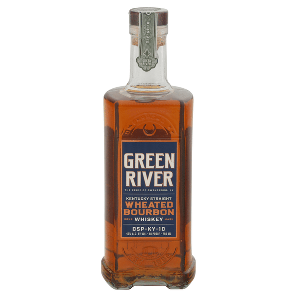 Green River Whiskey, Wheated Bourbon, Kentucky Straight (750 ml ...