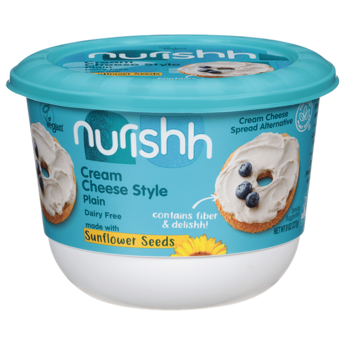 Nurishh Cream Cheese Spread Alternative, Plain (8 oz) Delivery or ...