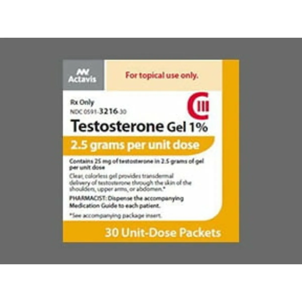 Actavis Testosterone Gel (1 Each) Delivery Or Pickup Near Me - Instacart