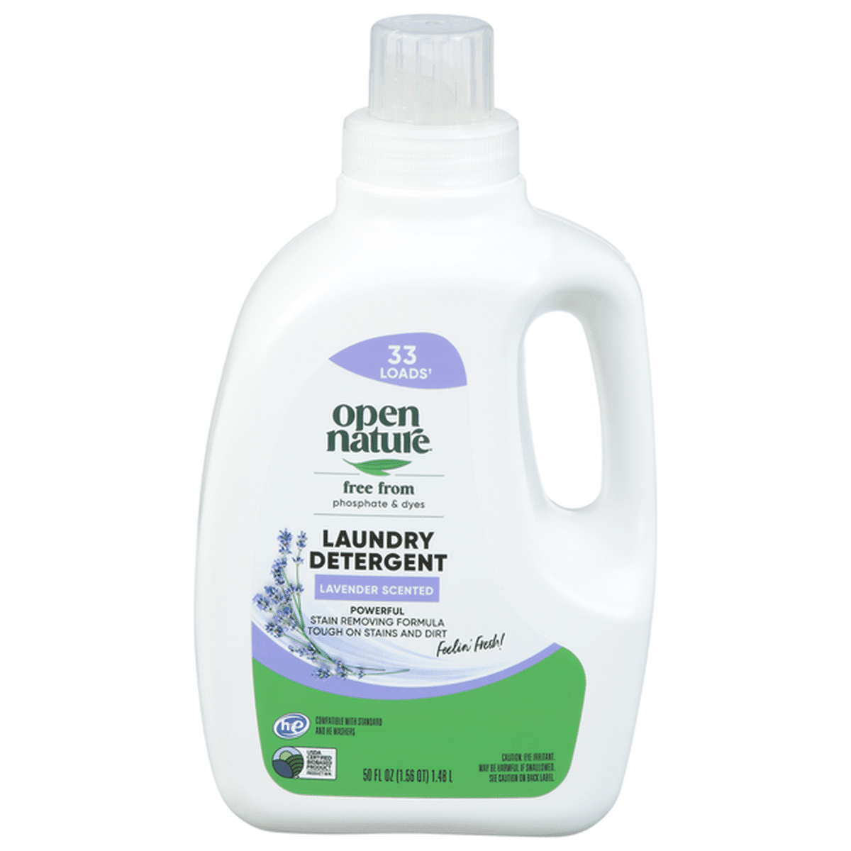 Open Nature Laundry Detergent, Lavender Scented (50 fl oz) Delivery or ...