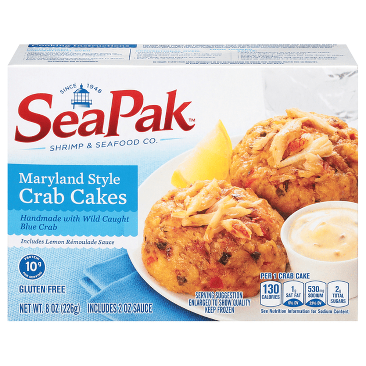 Seapak Crab Cakes Maryland Style 8 Oz Delivery Or Pickup Near Me