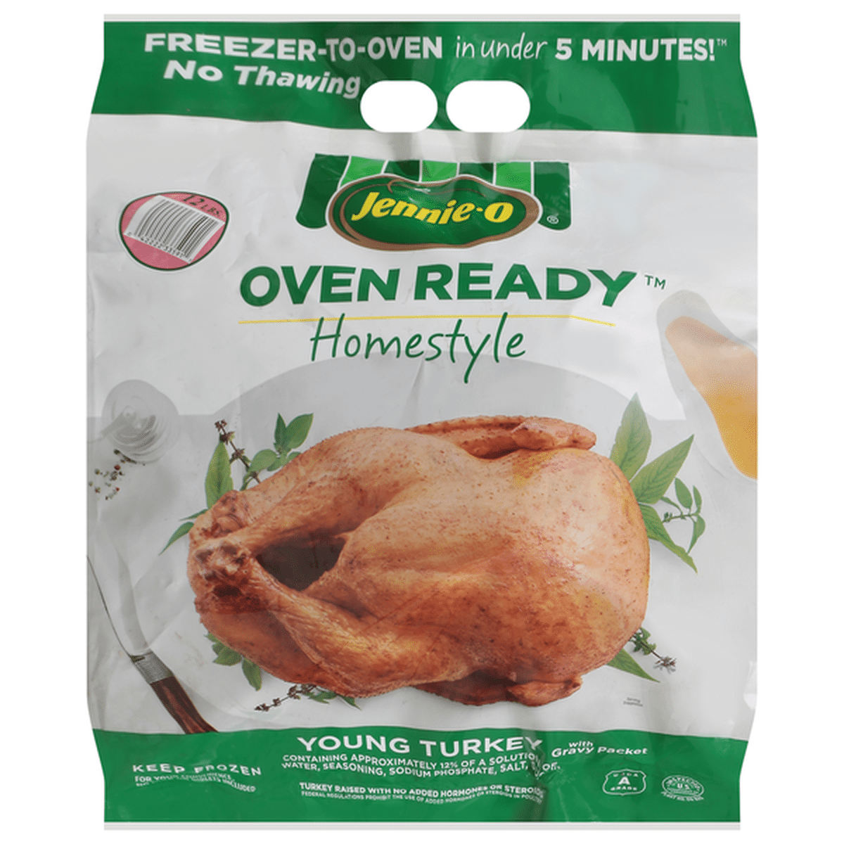 Jennie O Oven Ready Whole Turkey With Gravy Packet 12 Lb Delivery Or Pickup Near Me Instacart