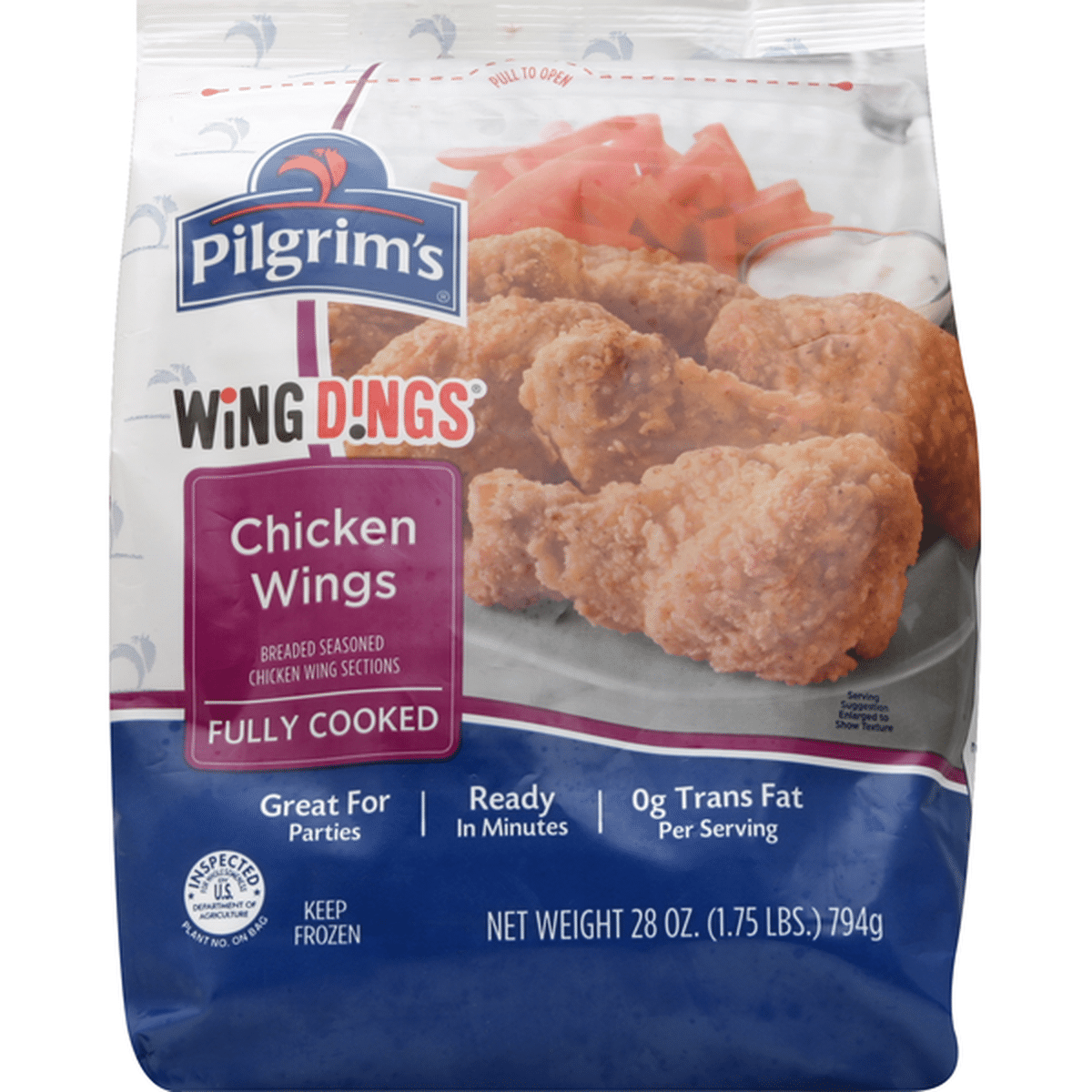 Pilgrims Chicken Wings Wing Dings 28 Oz Delivery Or Pickup Near Me