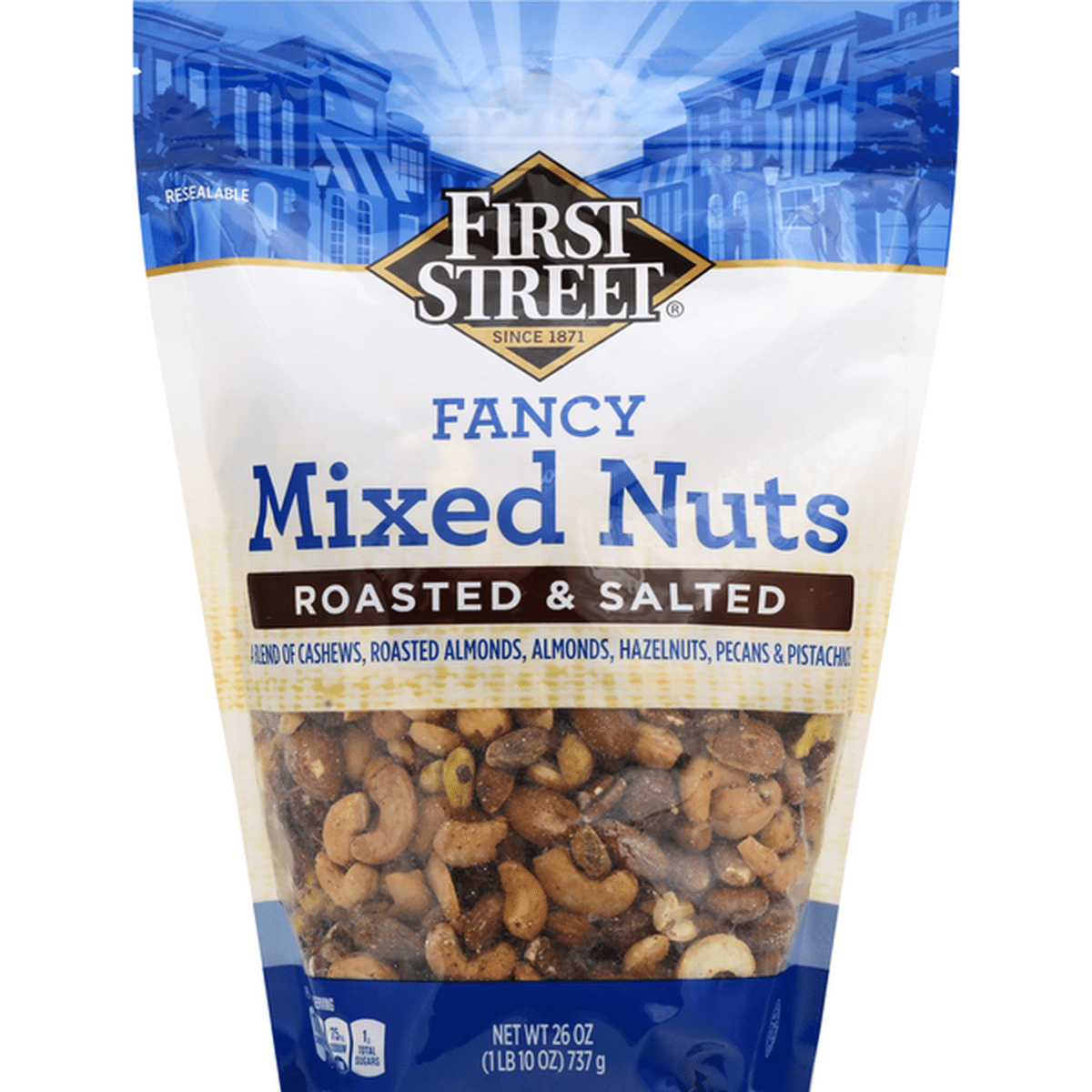 First Street Mixed Nuts, Fancy, Roasted & Salted (26 oz) Delivery or ...