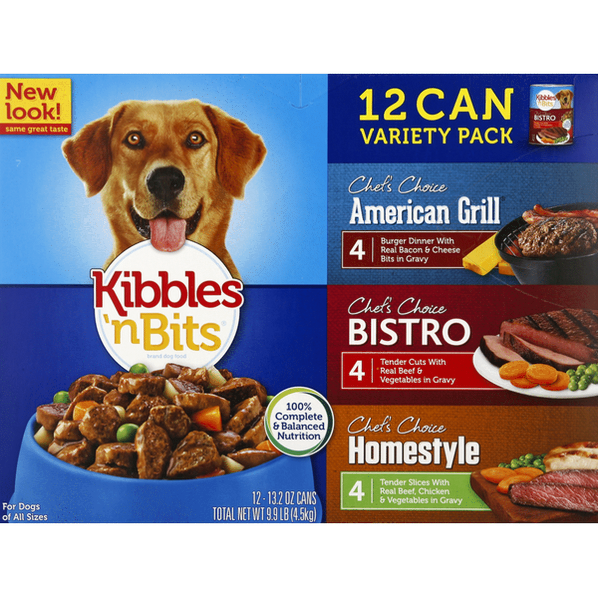 Kibbles n Bits Dog Food Variety Pack 12 each Delivery or