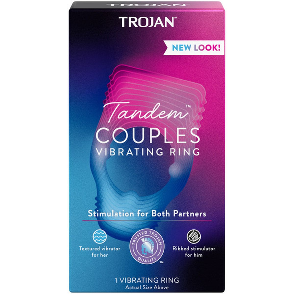 Trojan Vibrations Tandem Couples Vibrating Ring (1 ct) Delivery or Pickup  Near Me - Instacart