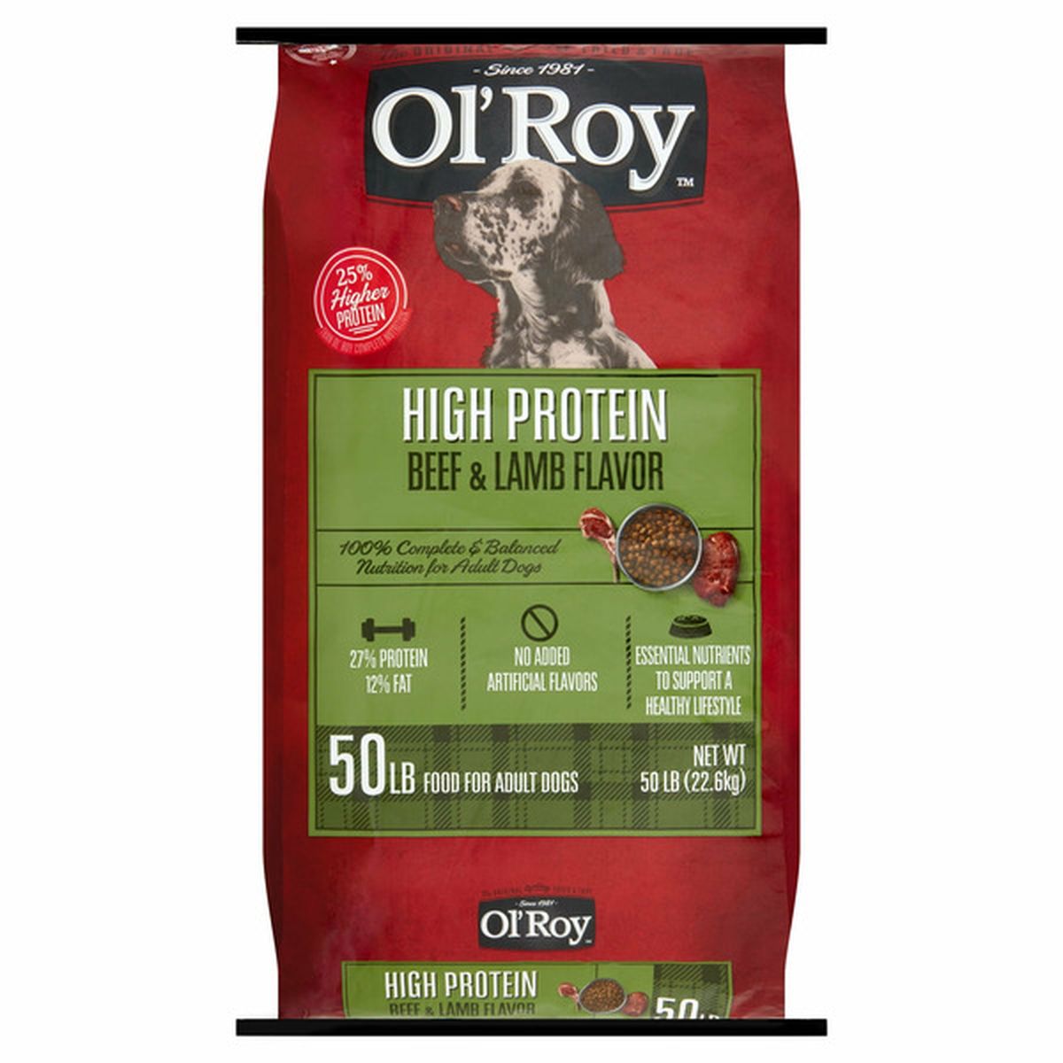 O Roy Beef Lamb Flavor High Protein 100 Complete Balanced