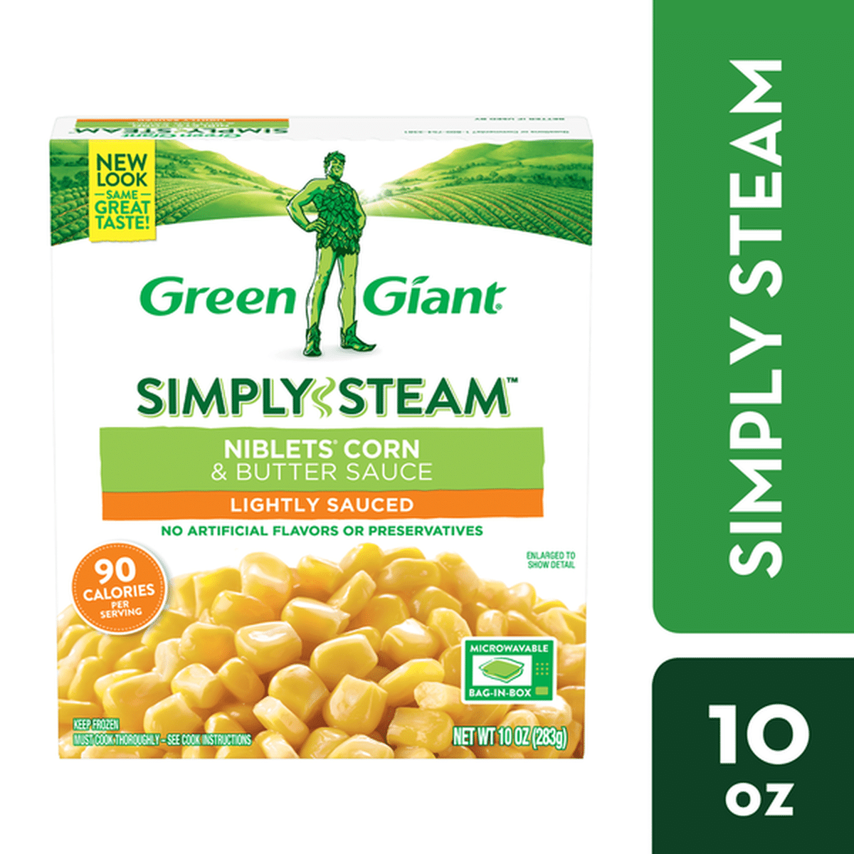 Green Giant Simply Steam Niblets Corn And Butter Sauce Lightly Sauced