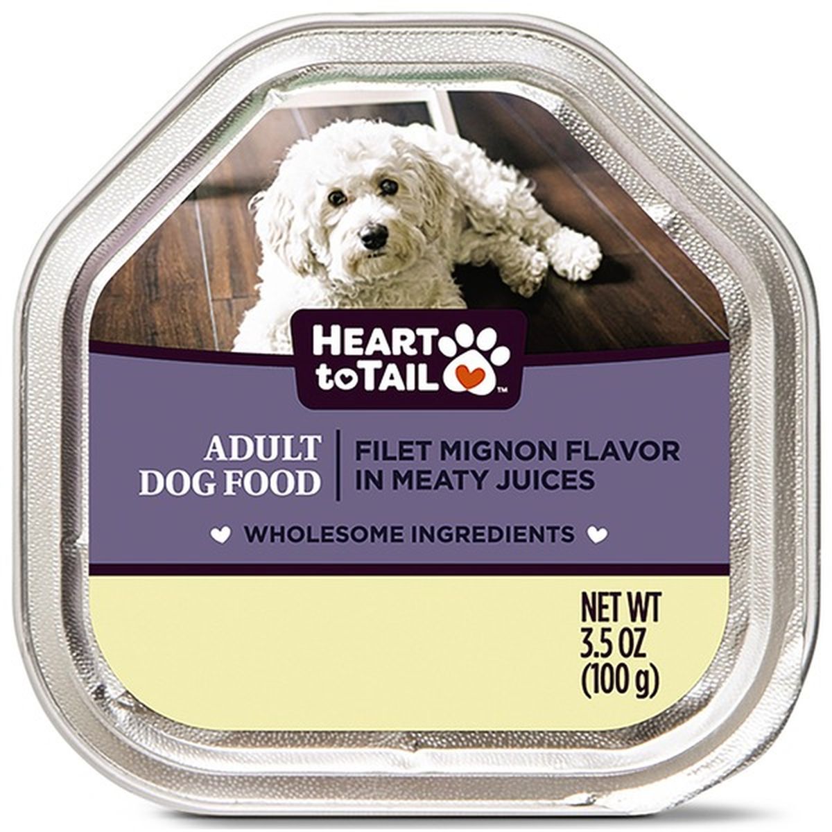 Heart to Tail Filet Mignon Flavor In Meaty Juices Adult Dog Food