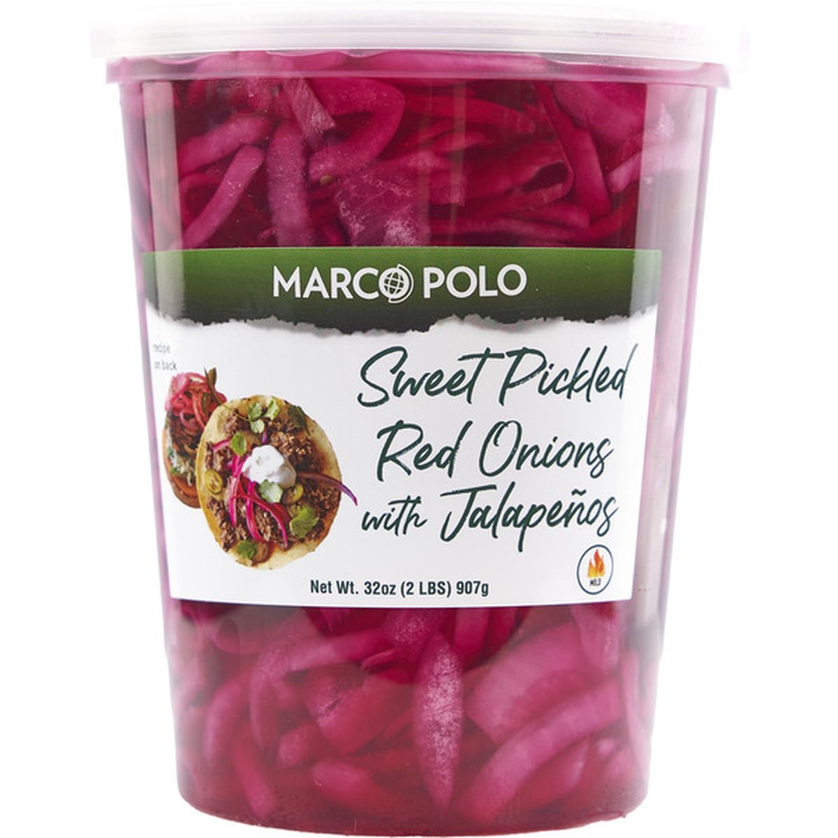 Marco Polo Sweet Pickled Red Onions With Jalapenos (32 oz) Delivery or ...