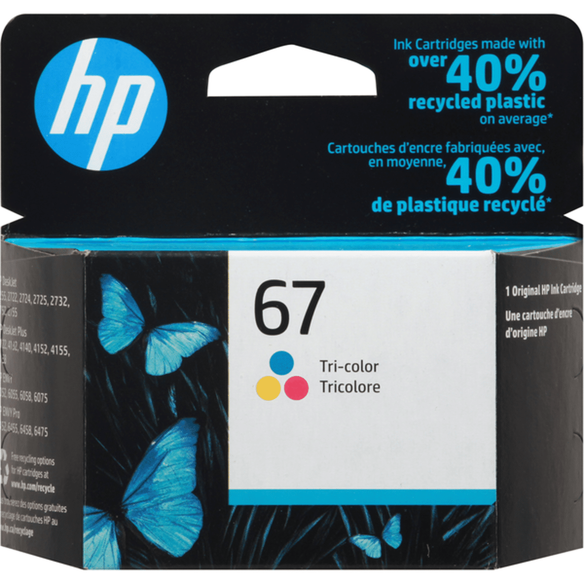 HP Ink Cartridge, Original, Tri-Color 67 (1 each) Delivery or Pickup ...