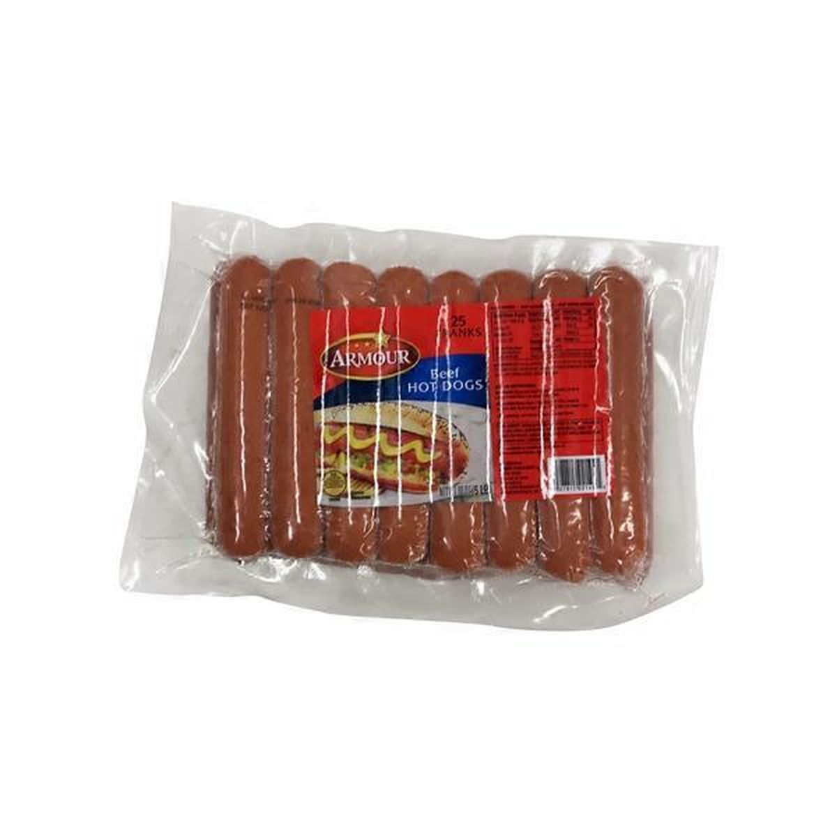 Armour Beef Hot Dog Franks (5 lb) Delivery or Pickup Near Me - Instacart