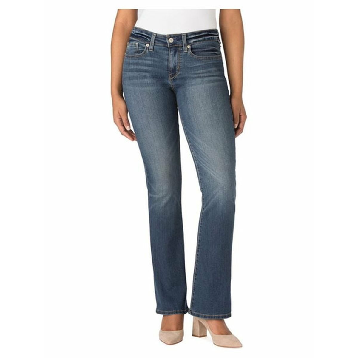 Signature by Levi Strauss & Co. Women Plus Size Modern Bootcut Jeans (1 ...