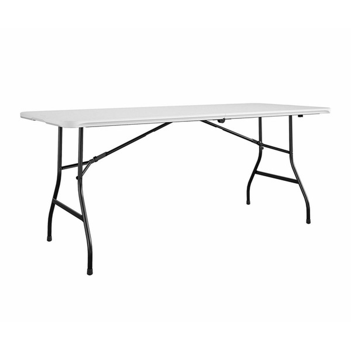 COSCO Resin Fold-in-Half Folding Banquet Table - White (6 Ft) Delivery ...