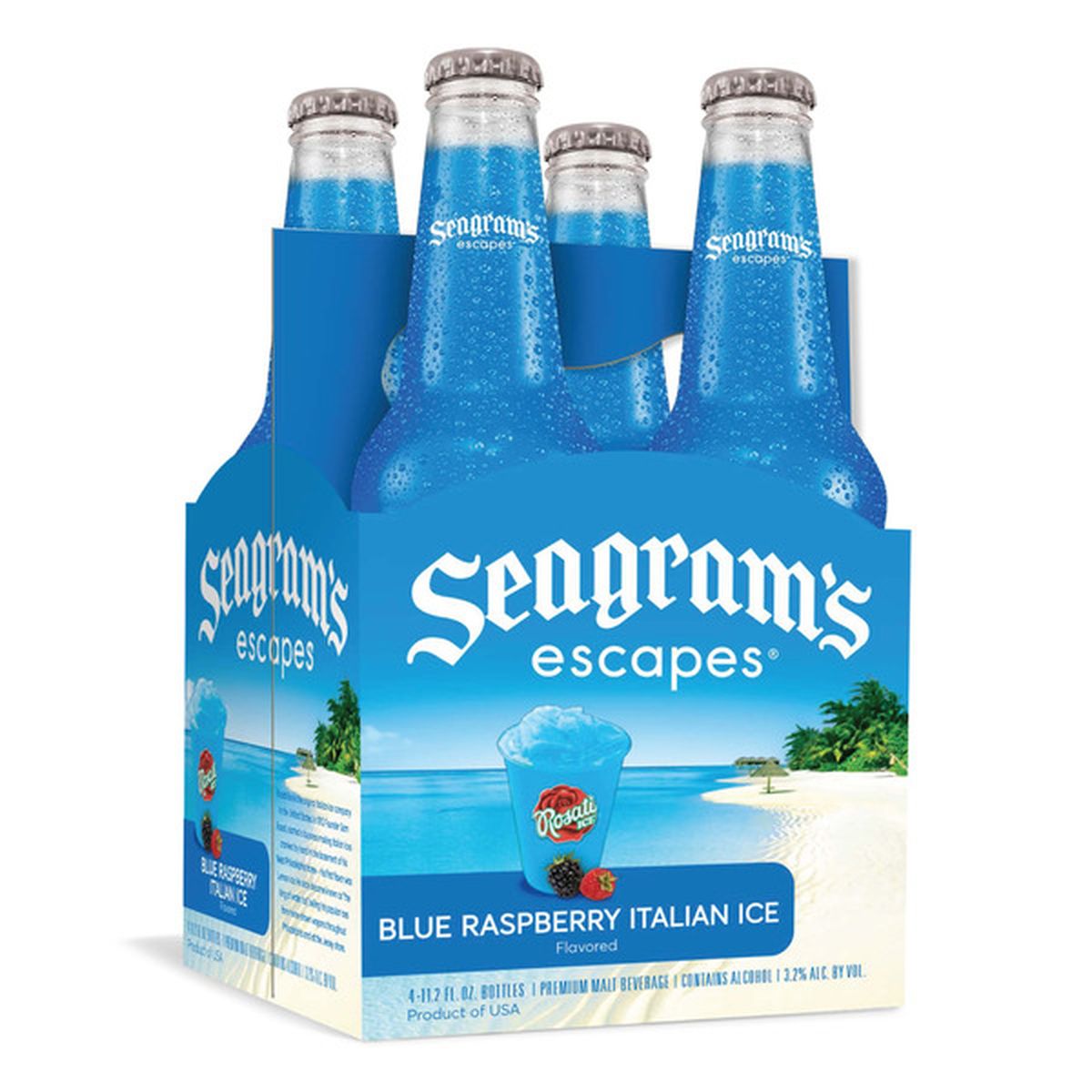 Seagram S Escapes Blue Raspberry Italian Ice 11 2 Fl Oz Delivery Or