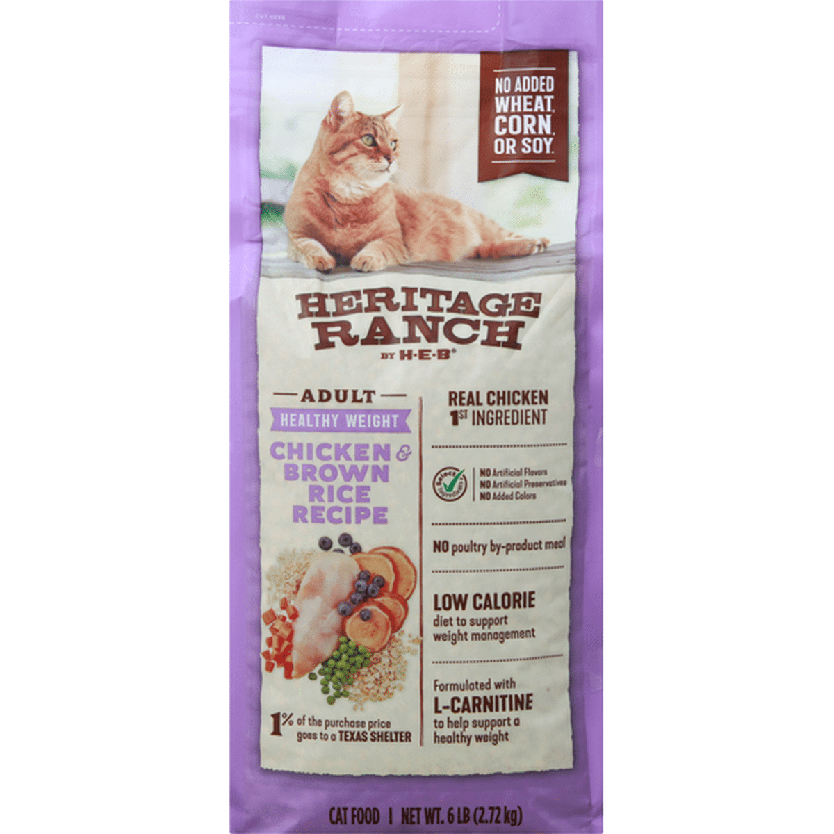 H E B Heritage Ranch Cat Food Chicken Brown Rice Recipe