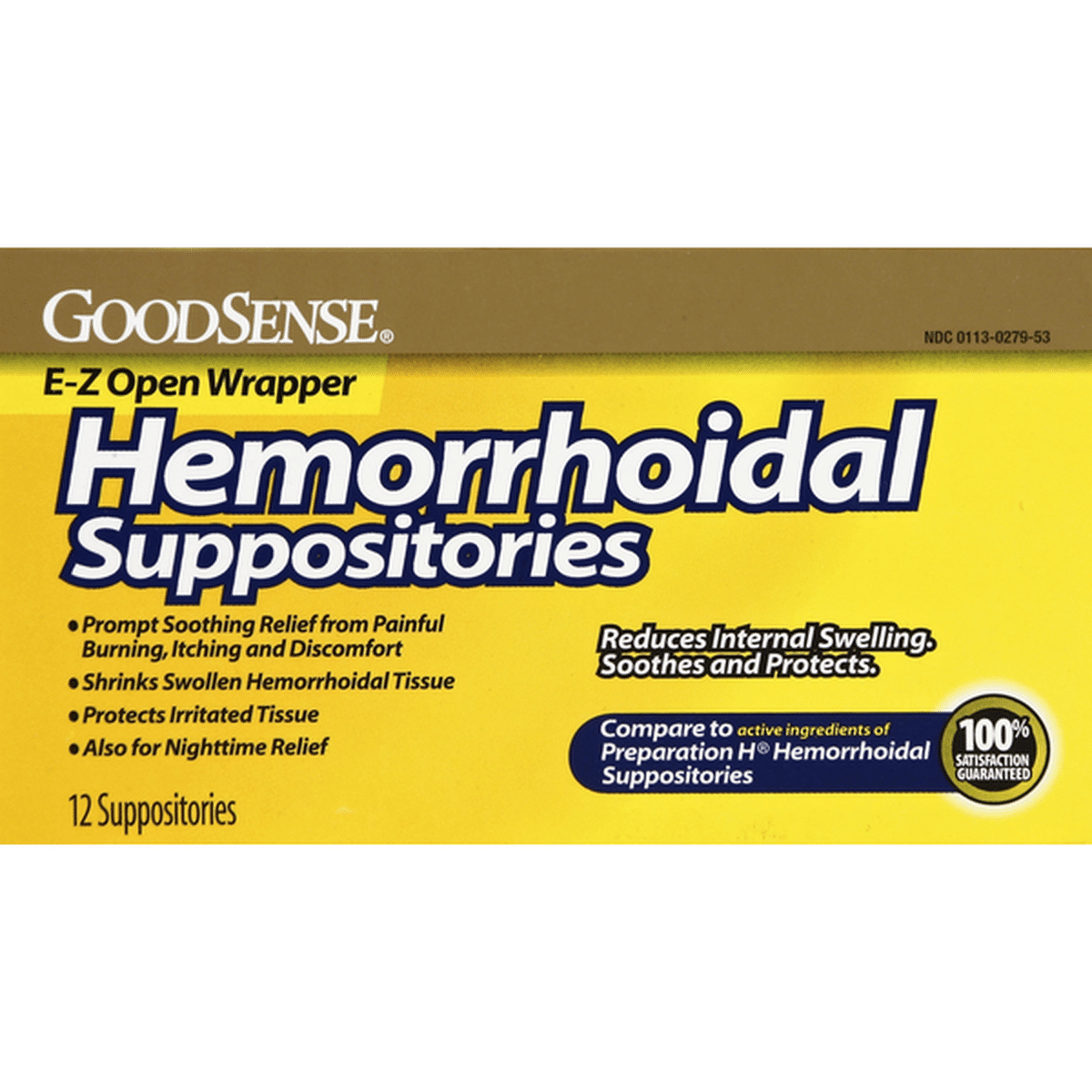 Good Sense Hemorrhoidal Suppositories (12 each) Delivery or Pickup Near ...