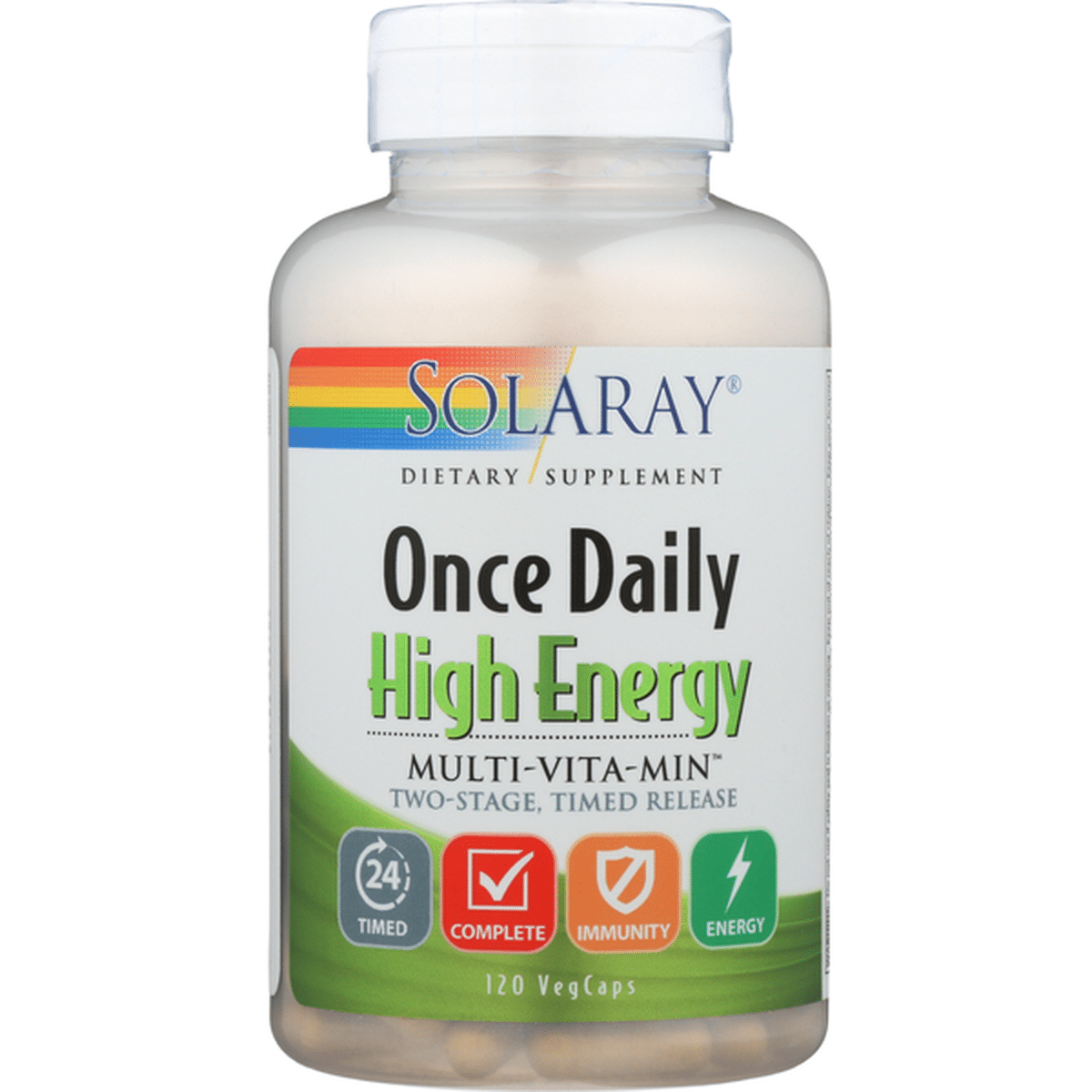 Solaray Once Daily High Energy Multi Vitamin Two Stage Timed Release