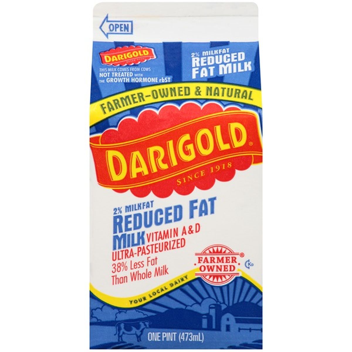 Darigold Reduced Fat Milkfat Vitamin A D Milk Pt Delivery Or