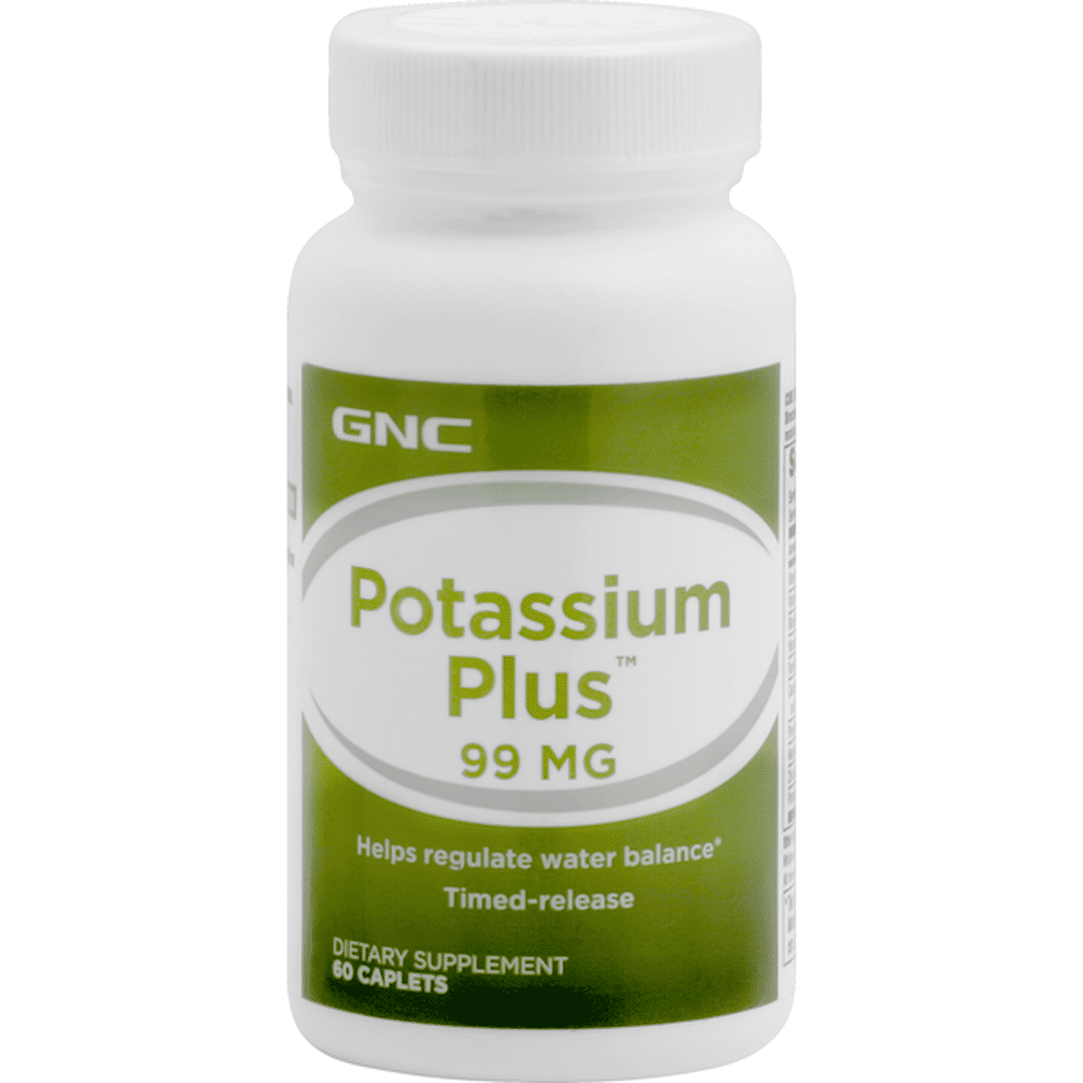 GNC Potassium Plus, 99 mg, Caplets (60 each) Delivery or Pickup Near Me ...