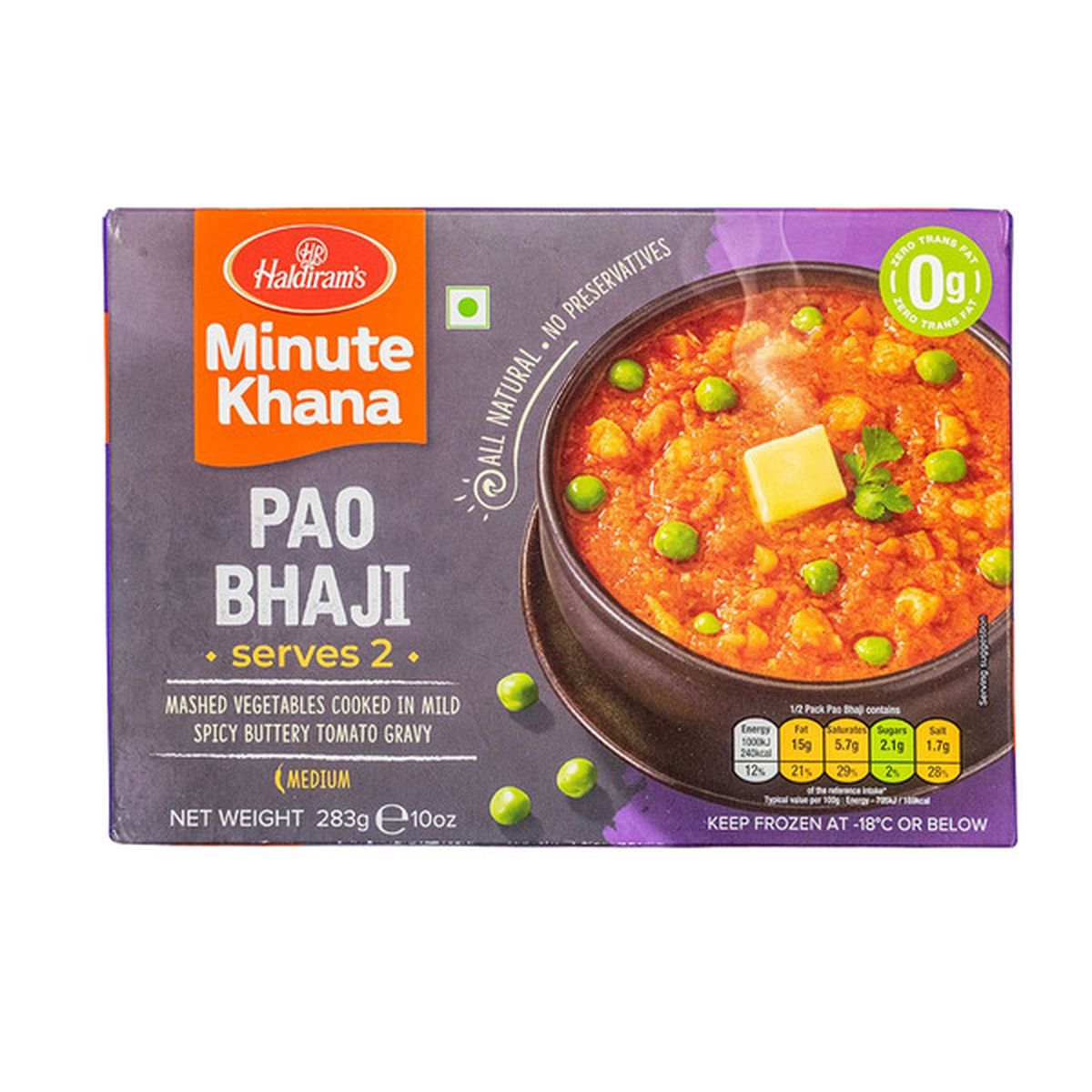 Haldiram S Frozen Pao Bhaji 10 Oz Delivery Or Pickup Near Me Instacart