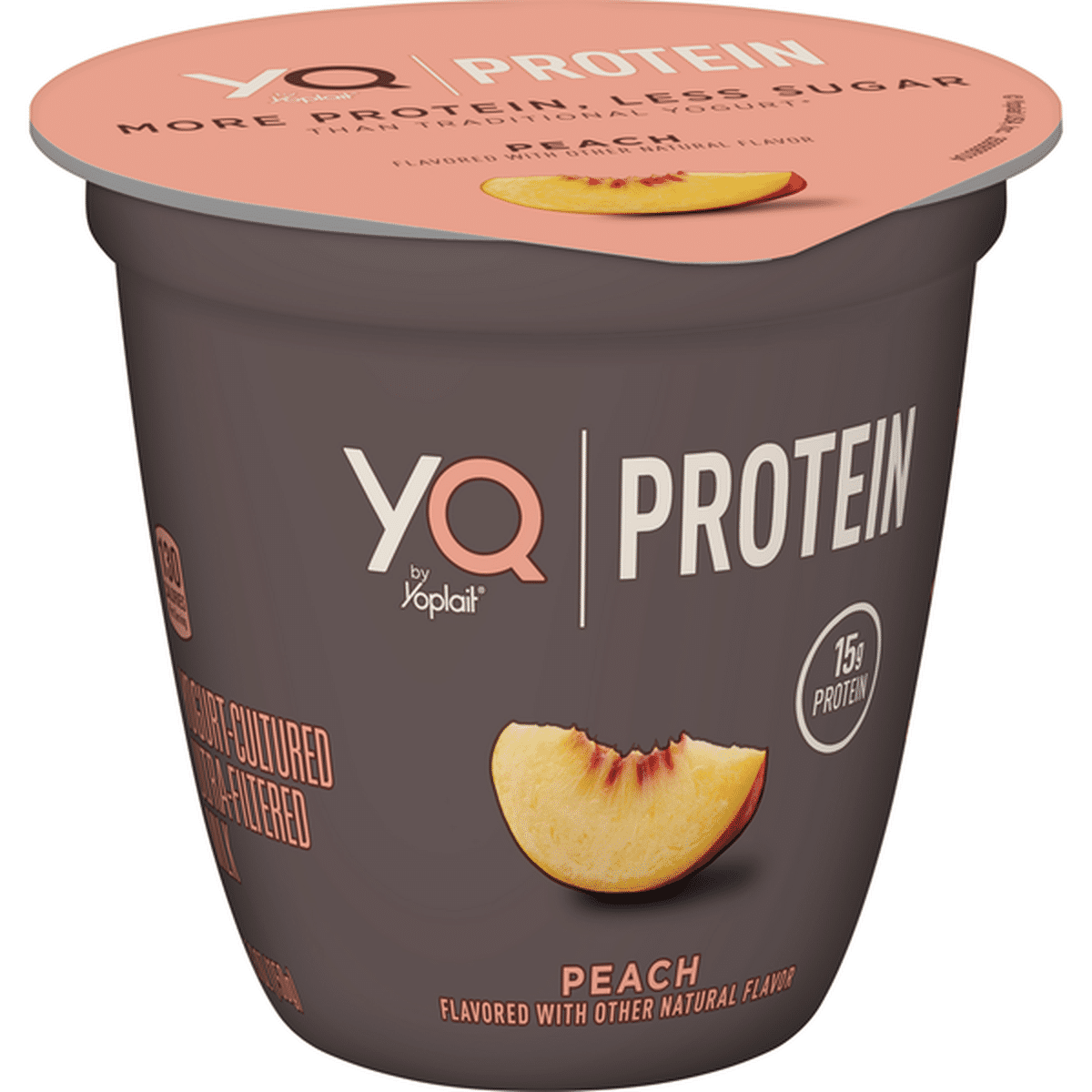 Yq By Yoplait Peach Yogurt Made With Cultured Ultra Filtered Milk Oz Delivery Or Pickup