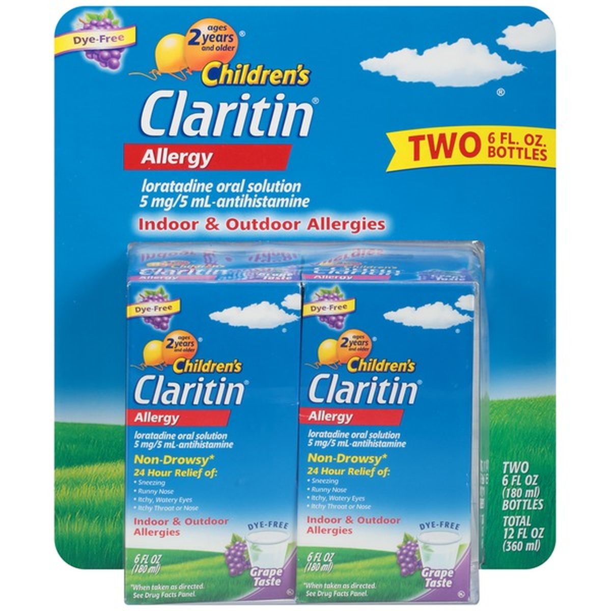 Claritin Children's Allergy 24 Hour Non-Drowsy Indoor & Outdoor ...